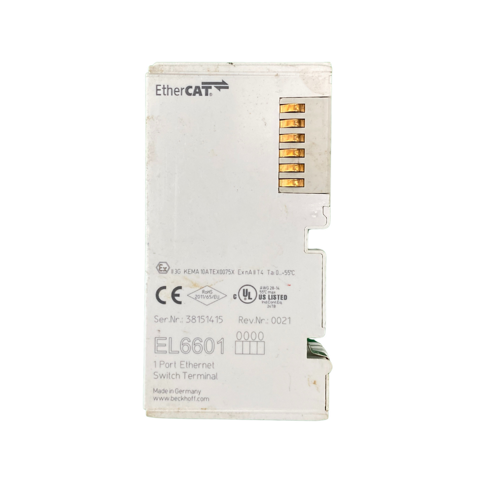 Beckhoff EL6601 1-Port-Ethernet-Switchklemme