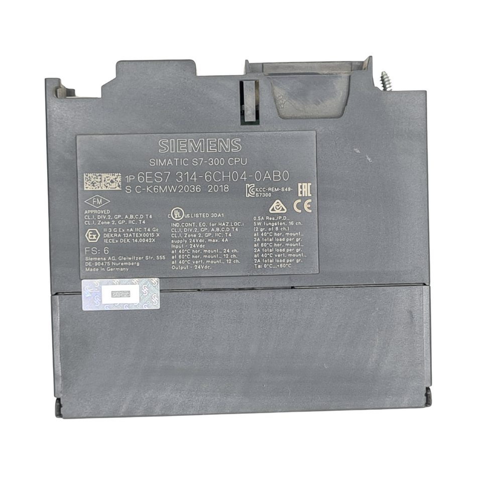 Siemens 6ES7 314 - 6CH04 - 0AB0 |