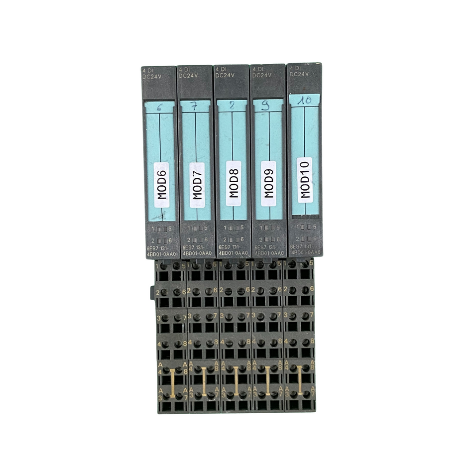 5x Siemens 6ES7 131-4BD01-0AA0