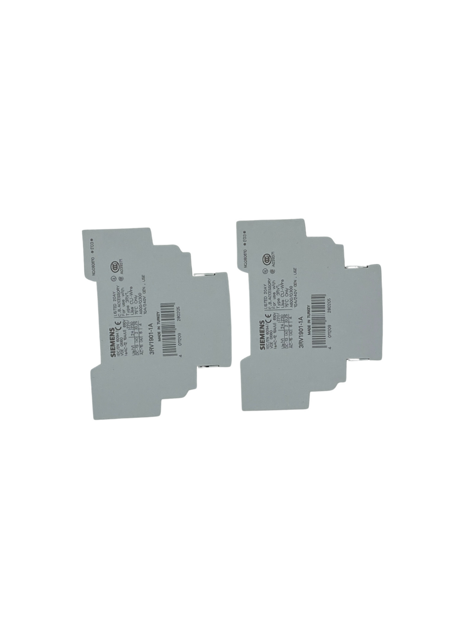 2x  Siemens 3RV1901-1A Hilfsschalter |