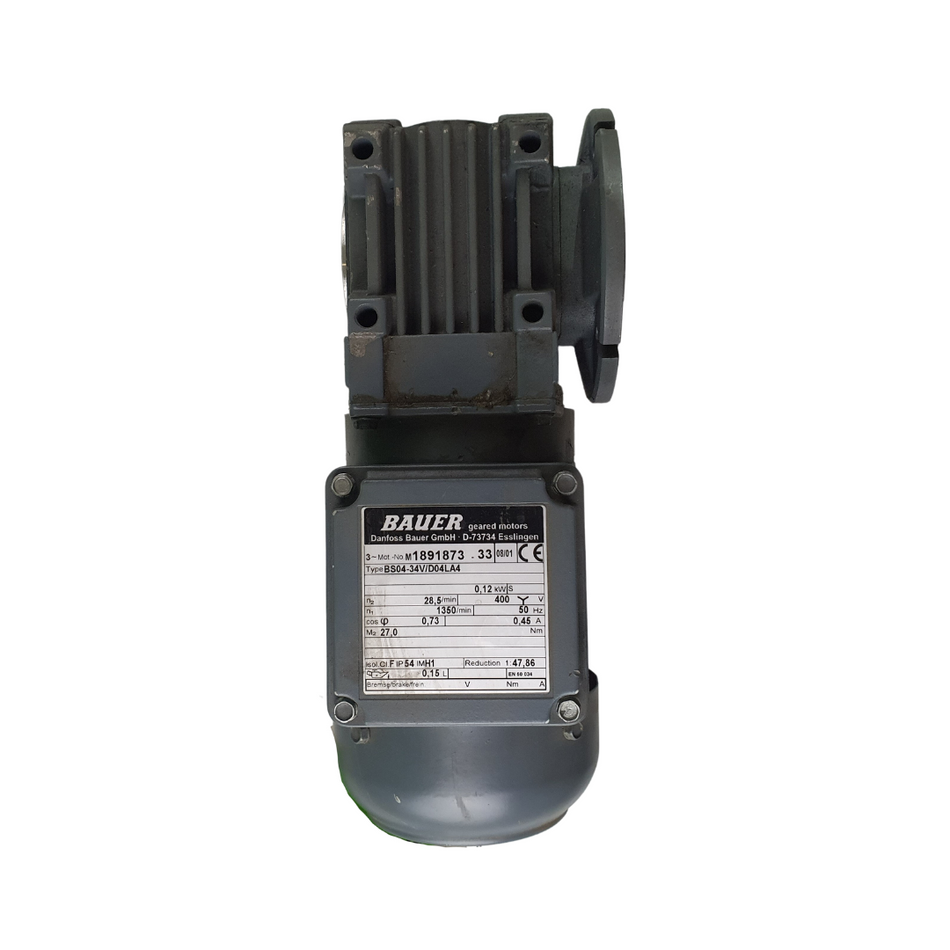 Bauer BS04-34V/D04LA4 Schneckengetriebemotor