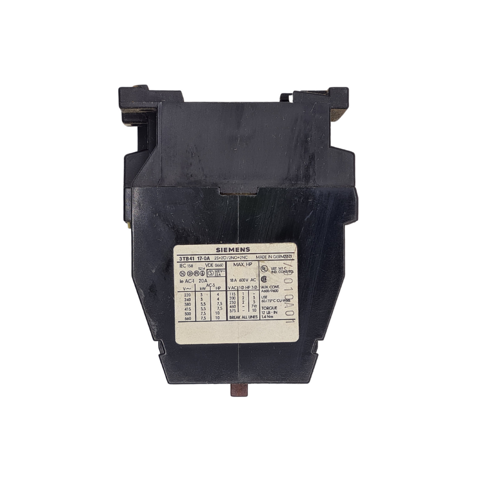 Siemens 3TB41 17-0A Hilfsschütz