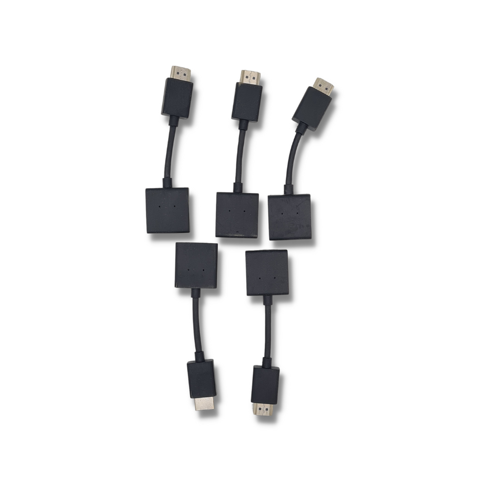 5x HDMI Flex Adapter schwarz Paket enge Ecken drehbar biegsam