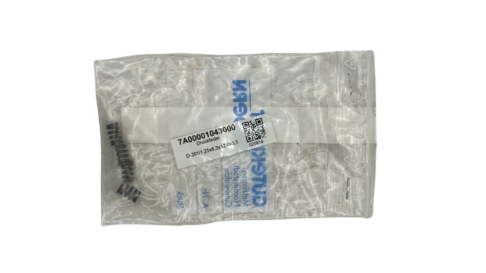 Druckfeder D-201/1,25x6,3x12x3,5   4Stk. ||