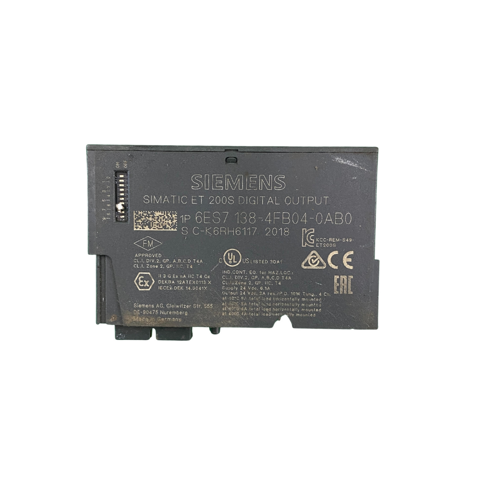 Siemens 6ES7 138-4FB04-0AB0 Digital Output