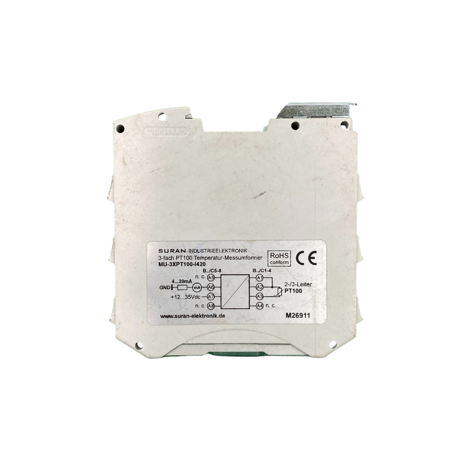 Suran MU-3XPT100-I420 Temperatur-Messumformer