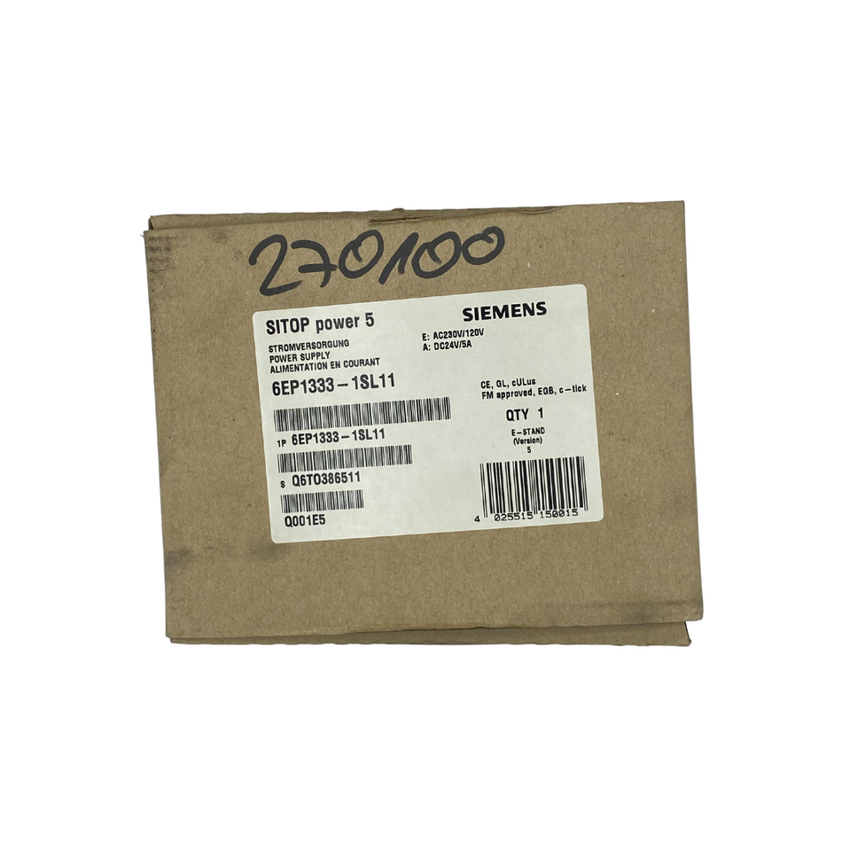 Siemens 6EP1333-1SL11 Power Supply |