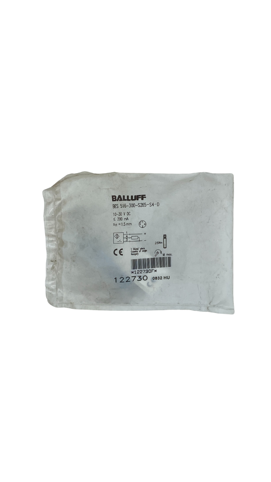 Balluff BES 516-300-S265-S4-D Hochdruckfester induktiver Sensor |