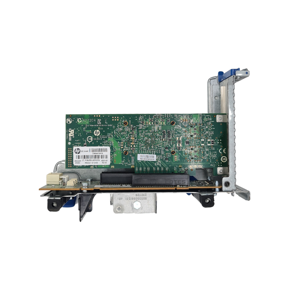 HP 652501-001 Ethernet Server Netzwerkkarte + HP 777287-001 RISER CARD