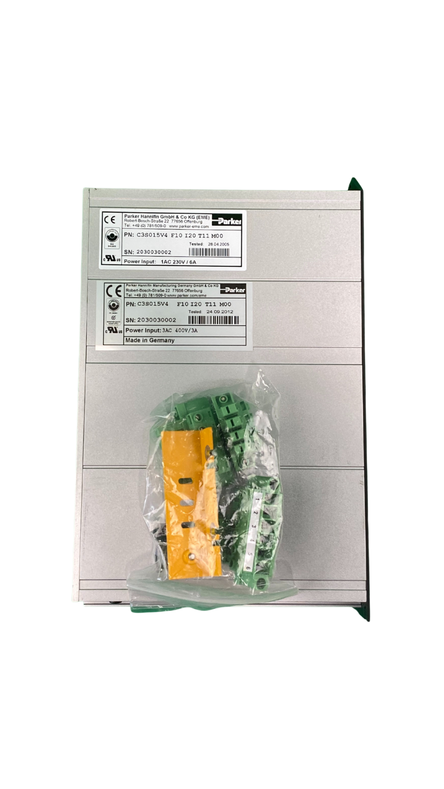 Parker C3S015V4 F10 I20 T11 M00  Servo-Drive Compax3 |
