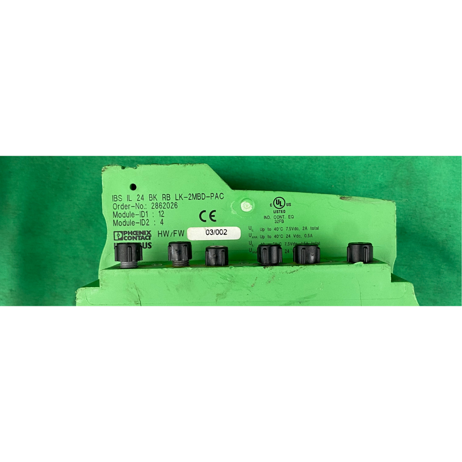 Phoenix Contact IBS IL 24 BK RB LK-2MBD-PAC Buskoppler