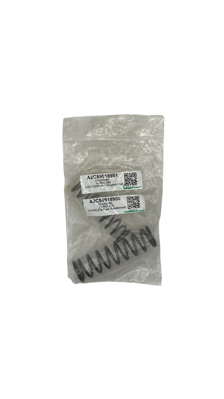 druckfeder h+r/d-250 + druckfeder h+r/d-276 ||