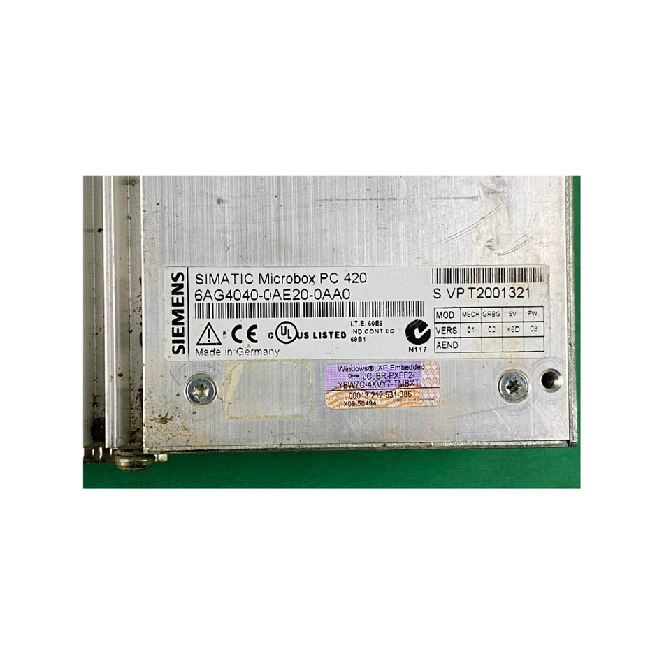 Siemens 6AG4040-0AE20-0AA0 |