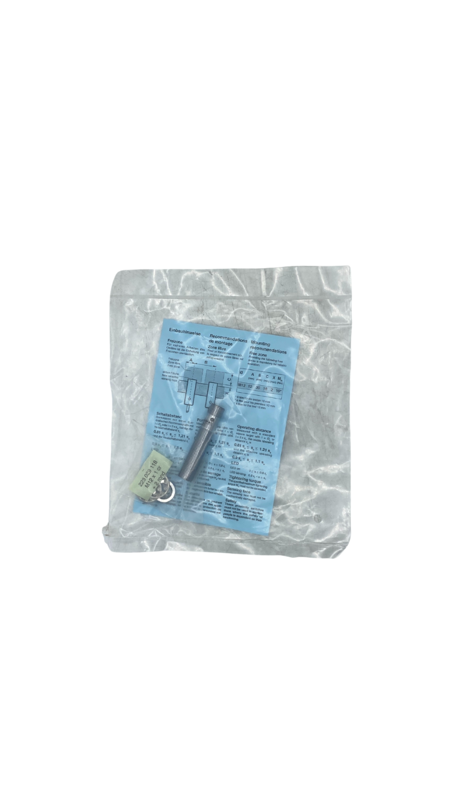 Contrinex DW-AS-503-M12 Induktiver Näherungsschalter |