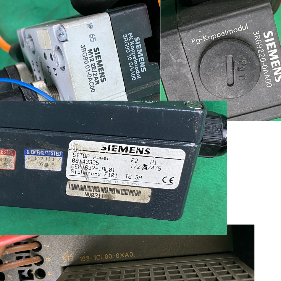 Siemens 3RG9220-0AA00+3RG900 10-0AA00+6EP1632-1AL01+Siemens 193-1CL00-0XA0 |