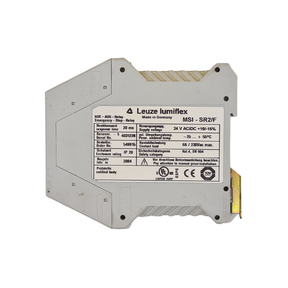 Leuze lumiflex MSI-SR2/F NOT - AUS - Relay  |