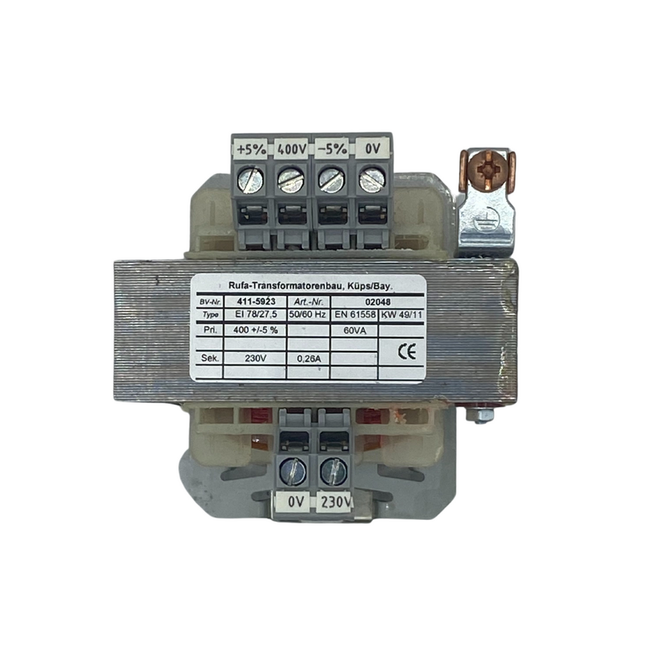 Rufa transformatorenbau EI 78/27,5