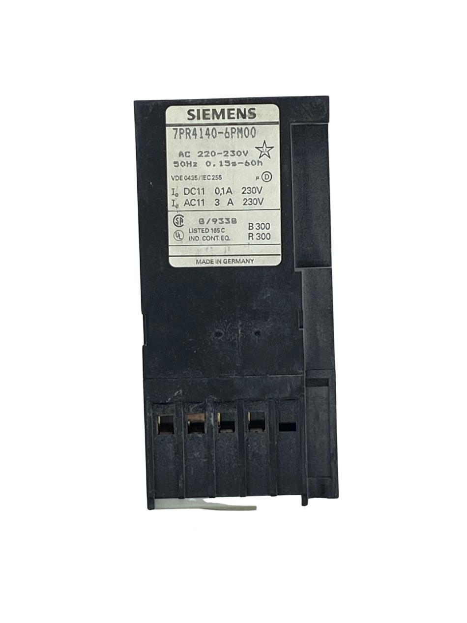 Siemens 7PR4140-6PM00 Zeitrelais |