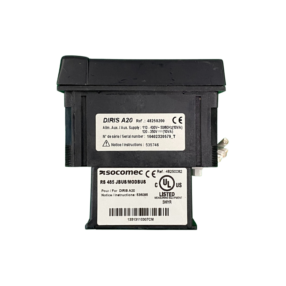 SOCOMEC DIRIS A20 Leistungsmessgerät + SOCOMEC RS 485 JBUS/MODBUS
