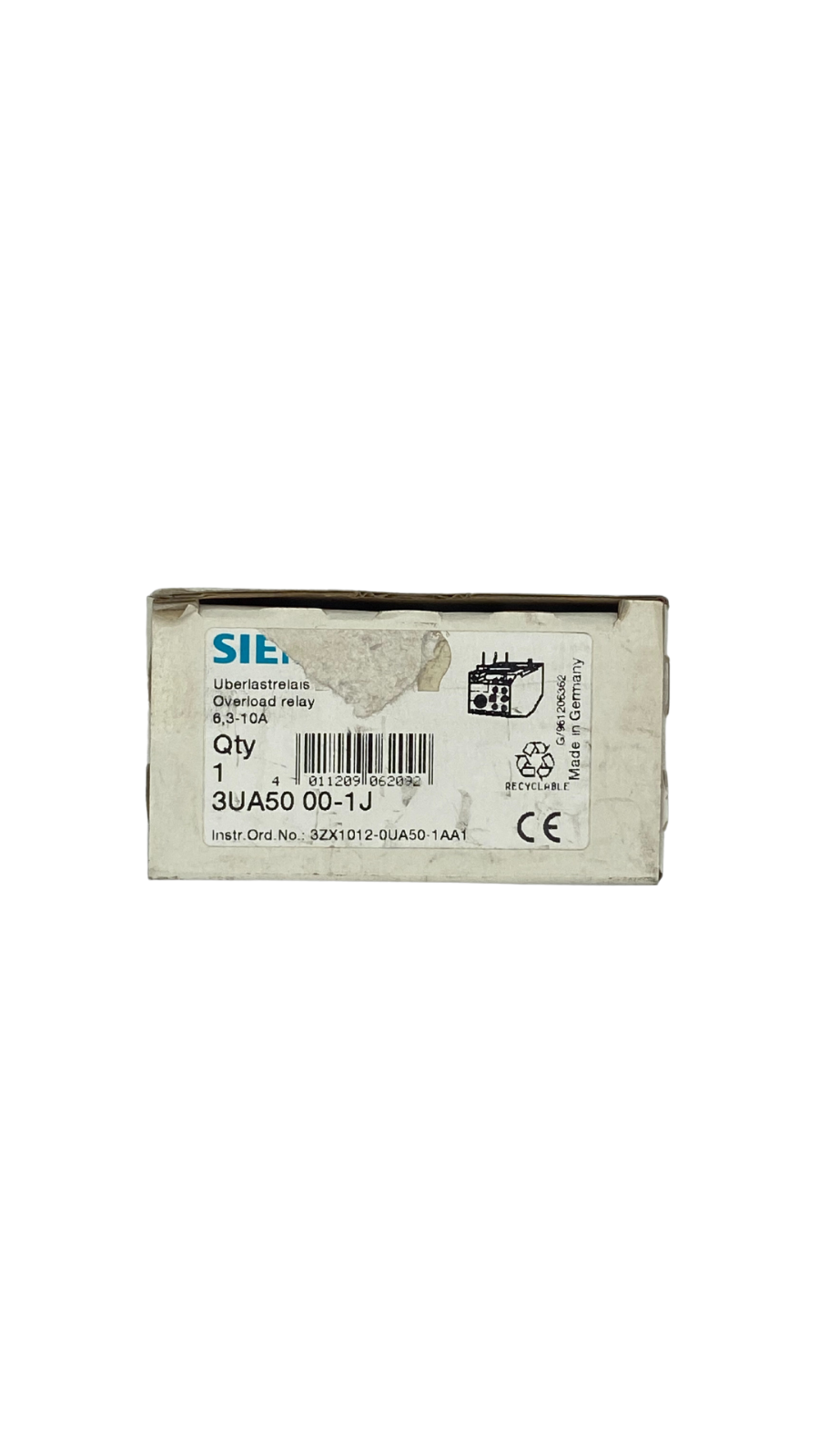 Siemens 3UA50 00-1J Überlastrelais |