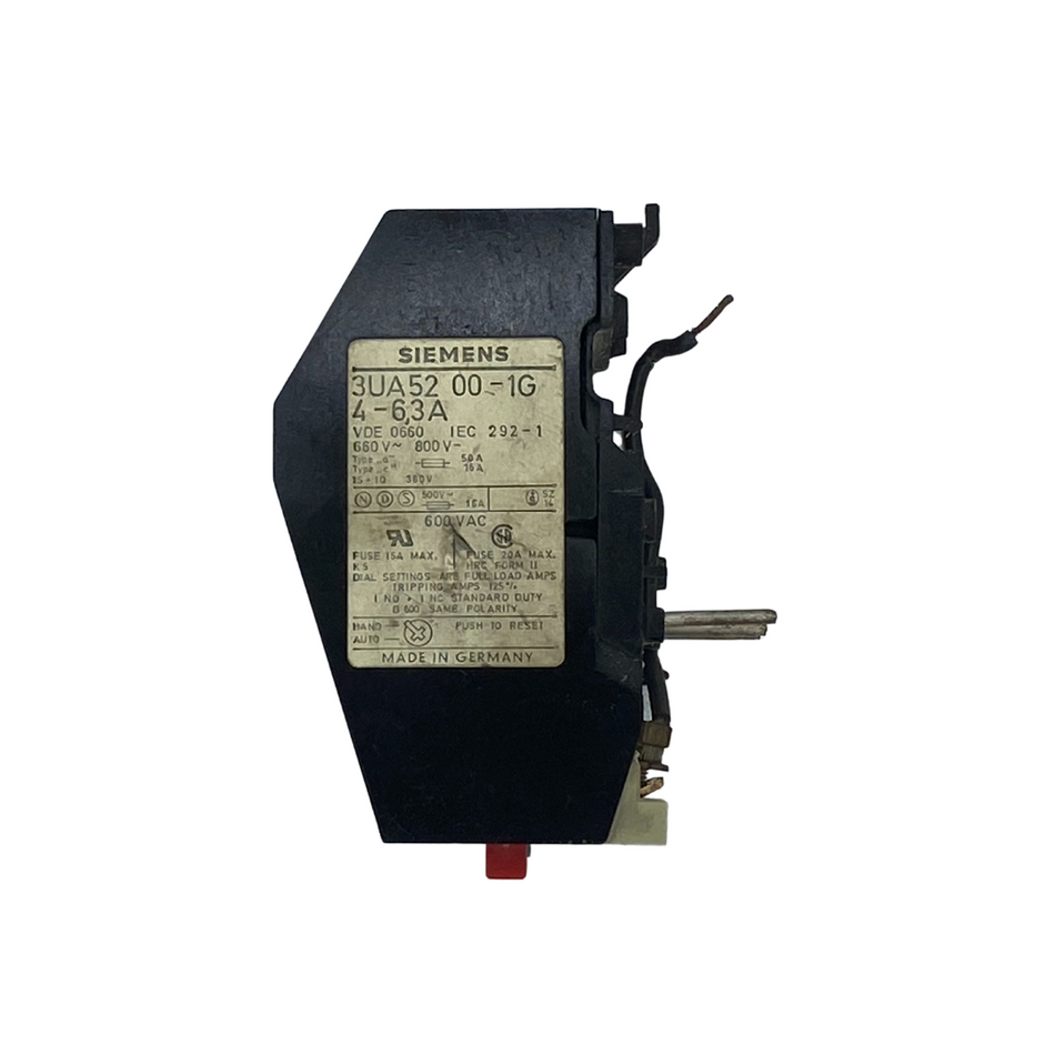 Siemens 3UA52 00-1G Überlastrelais |