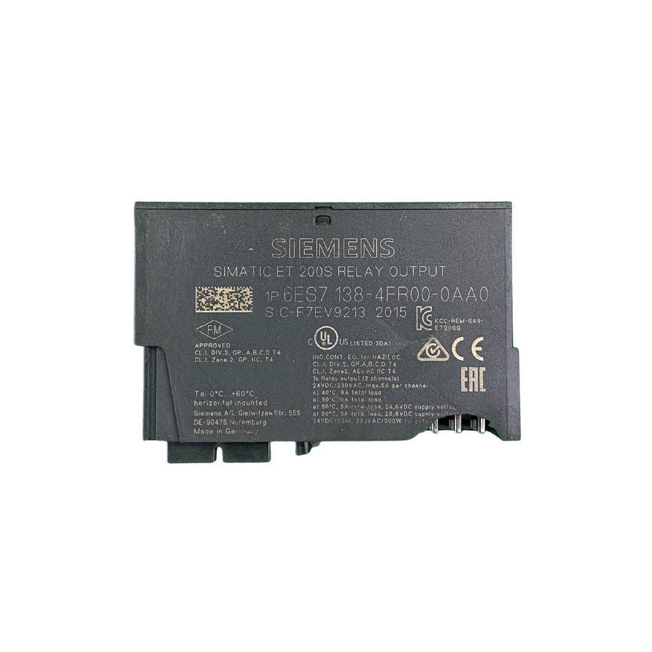 Siemens 6ES7 138-4FR00-0AA0 Relay Output