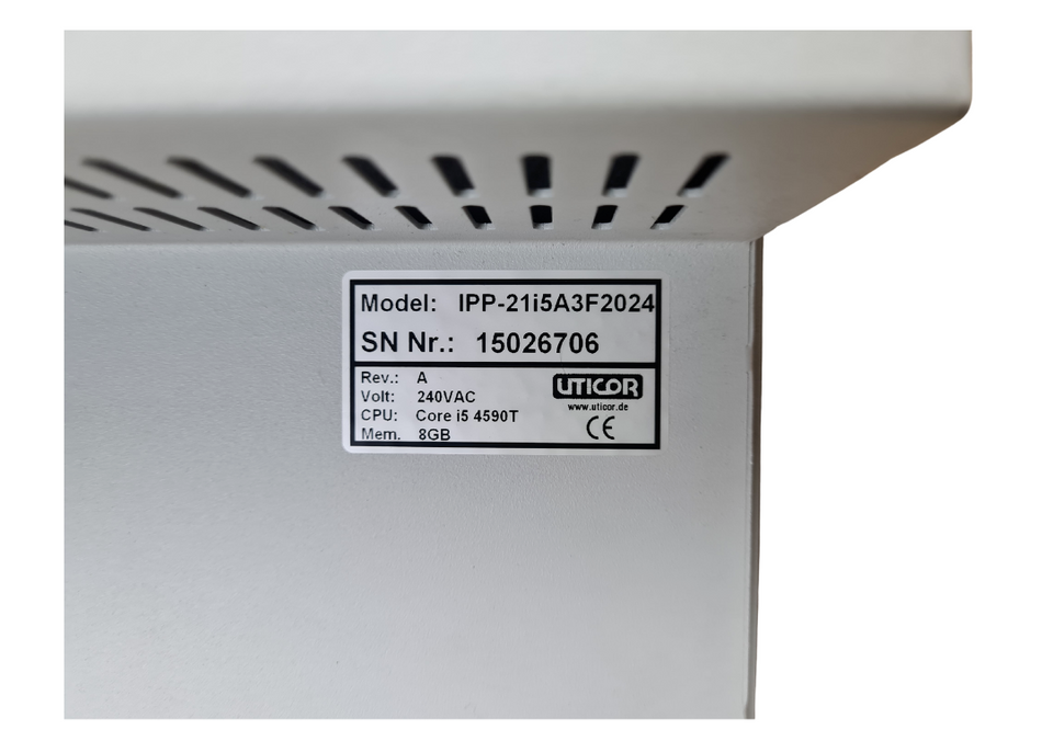 UTICOR IPP-21i5A3F2024 Core i5 4590T industrial-grade panel PC