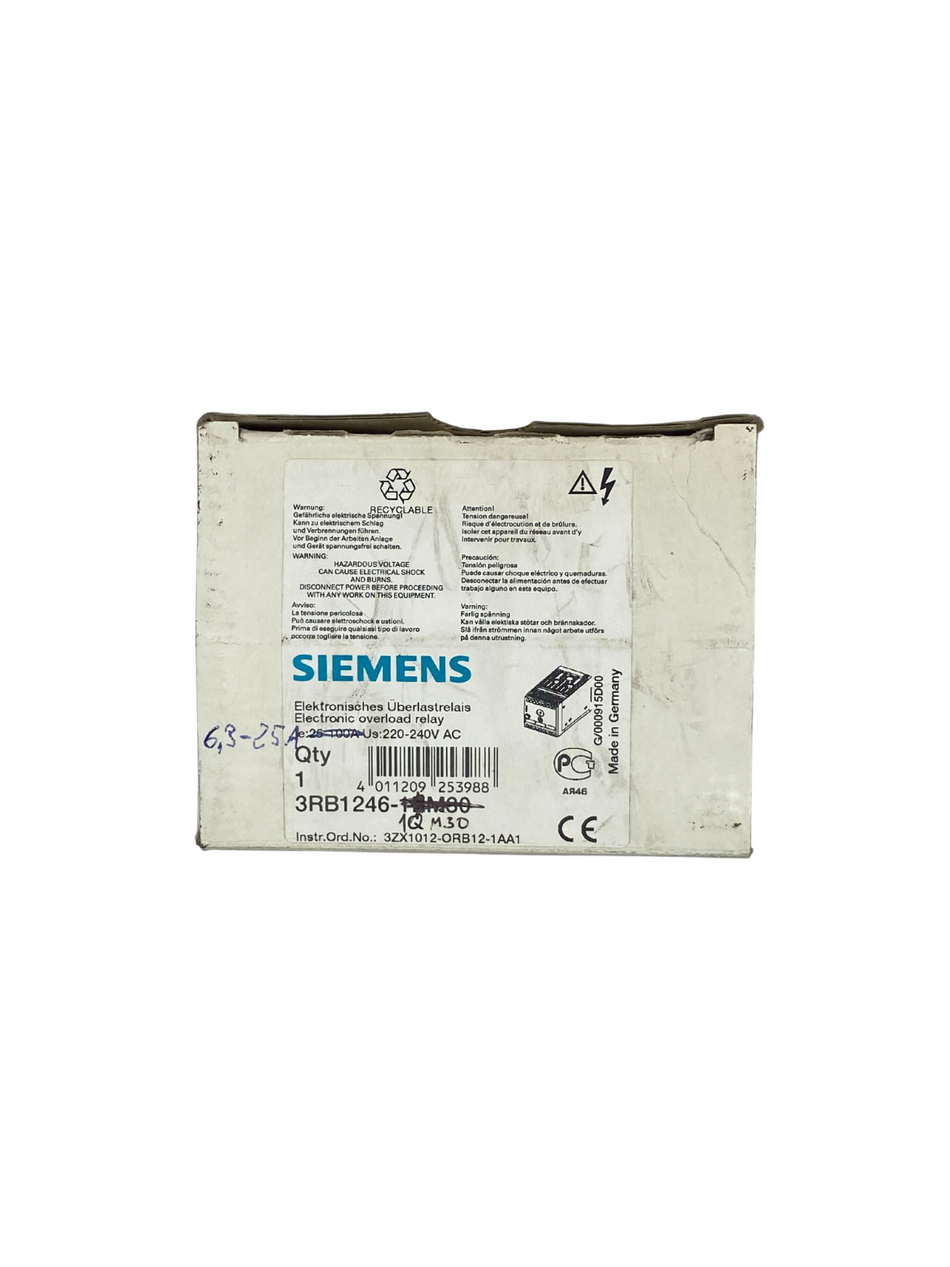 Siemens 3RB1246-1QM30 Überlastrelais |