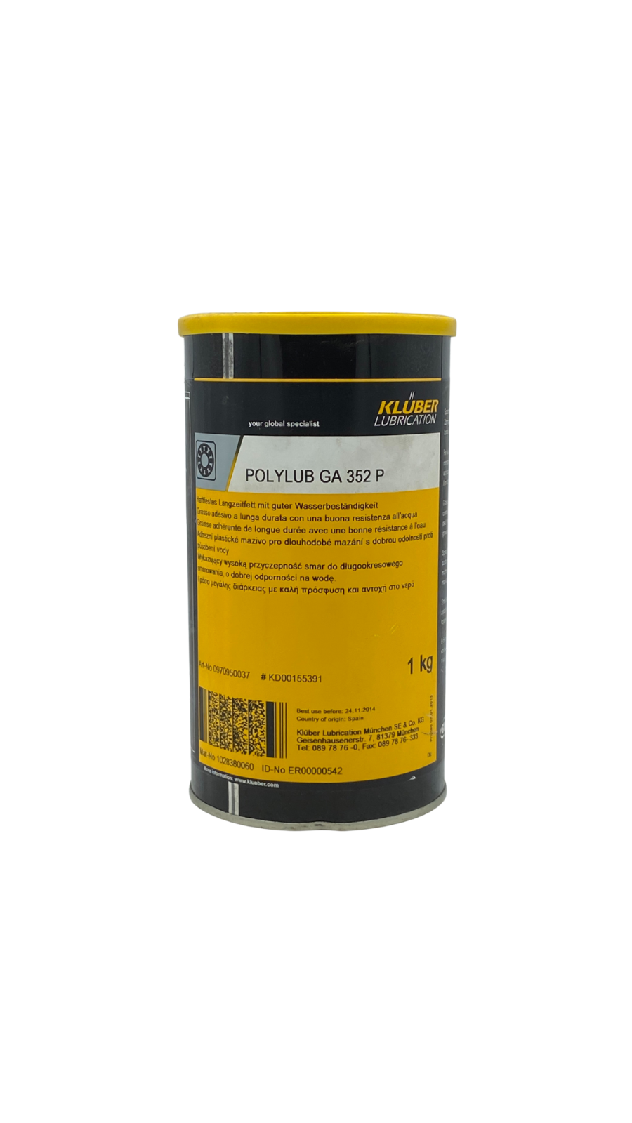 Klüber Polylub GA 352P schmierfett 1 Kg |