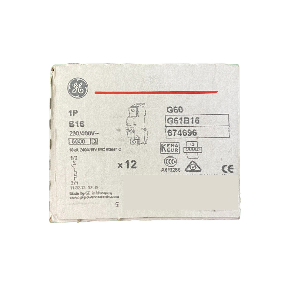 General Electric G61B16 Leistungsschalter  -  12 Stk.