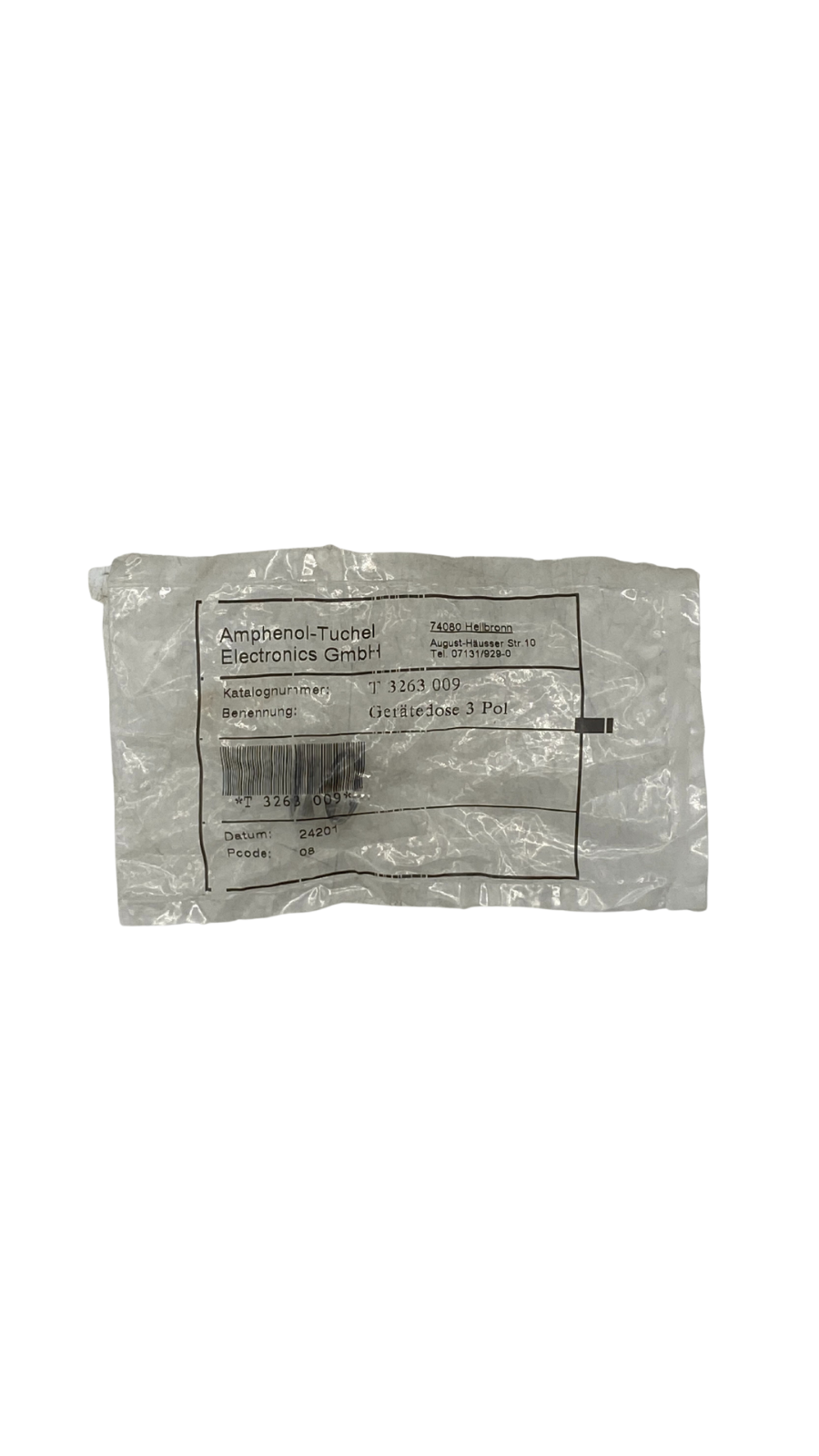Amphenol-Tuchel T 3263 009 Gerätedose 3 Pol ||