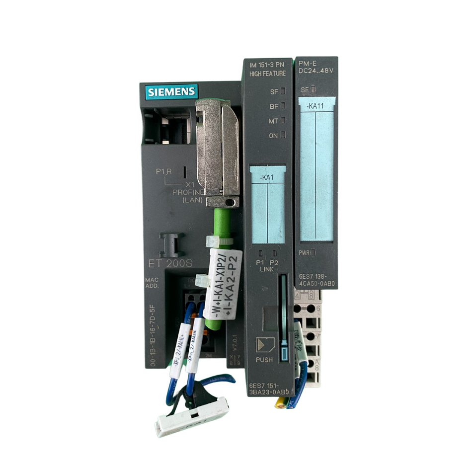 Siemens Simatic 6ES7 138-4CA50-0AB0 + Siemens 6ES7 151-3BA23-0AB0