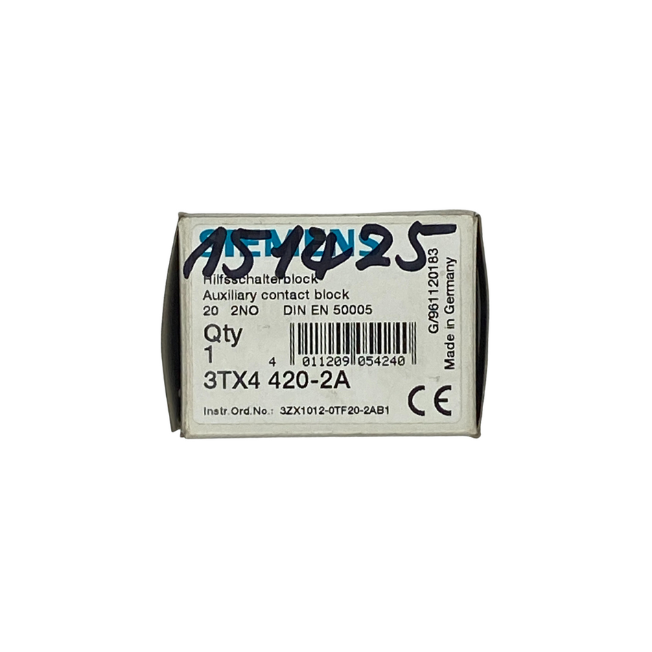 Siemens 3TX4 420-2A Hilfsschalterblock |