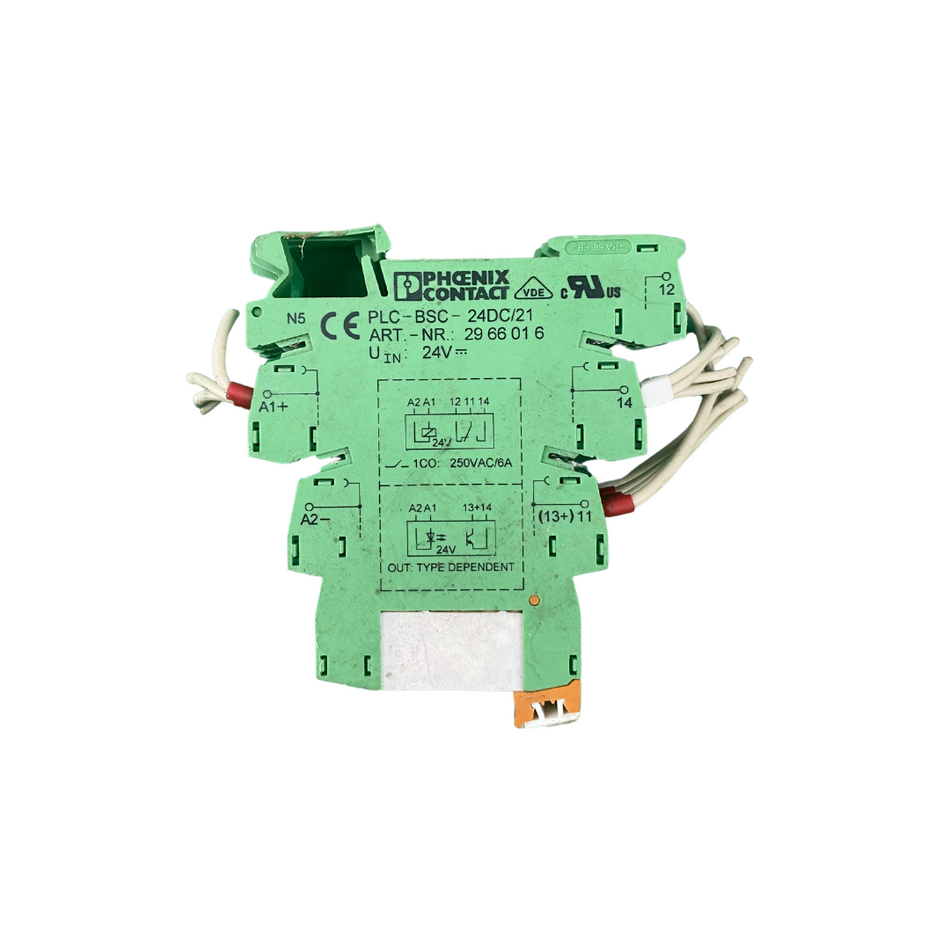4x Phoenix contact PLC-BSC-24DC/21