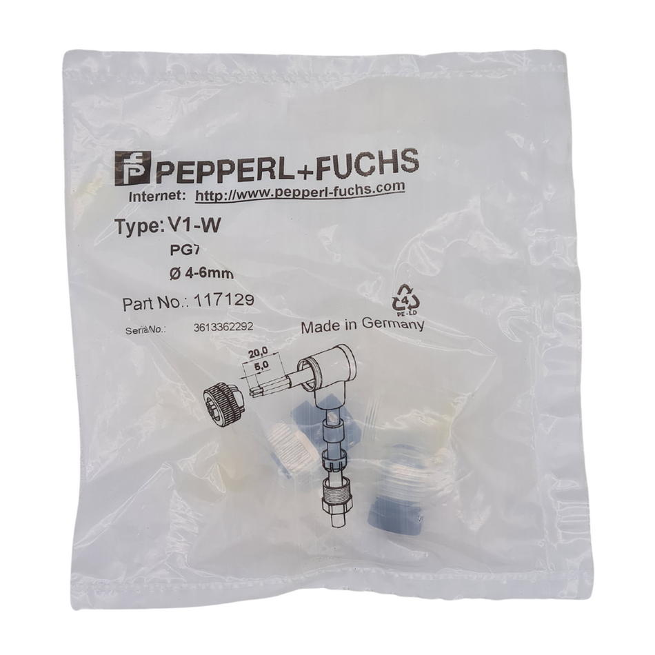 Pepperl+Fuchs V1 - W Kabeldose  |