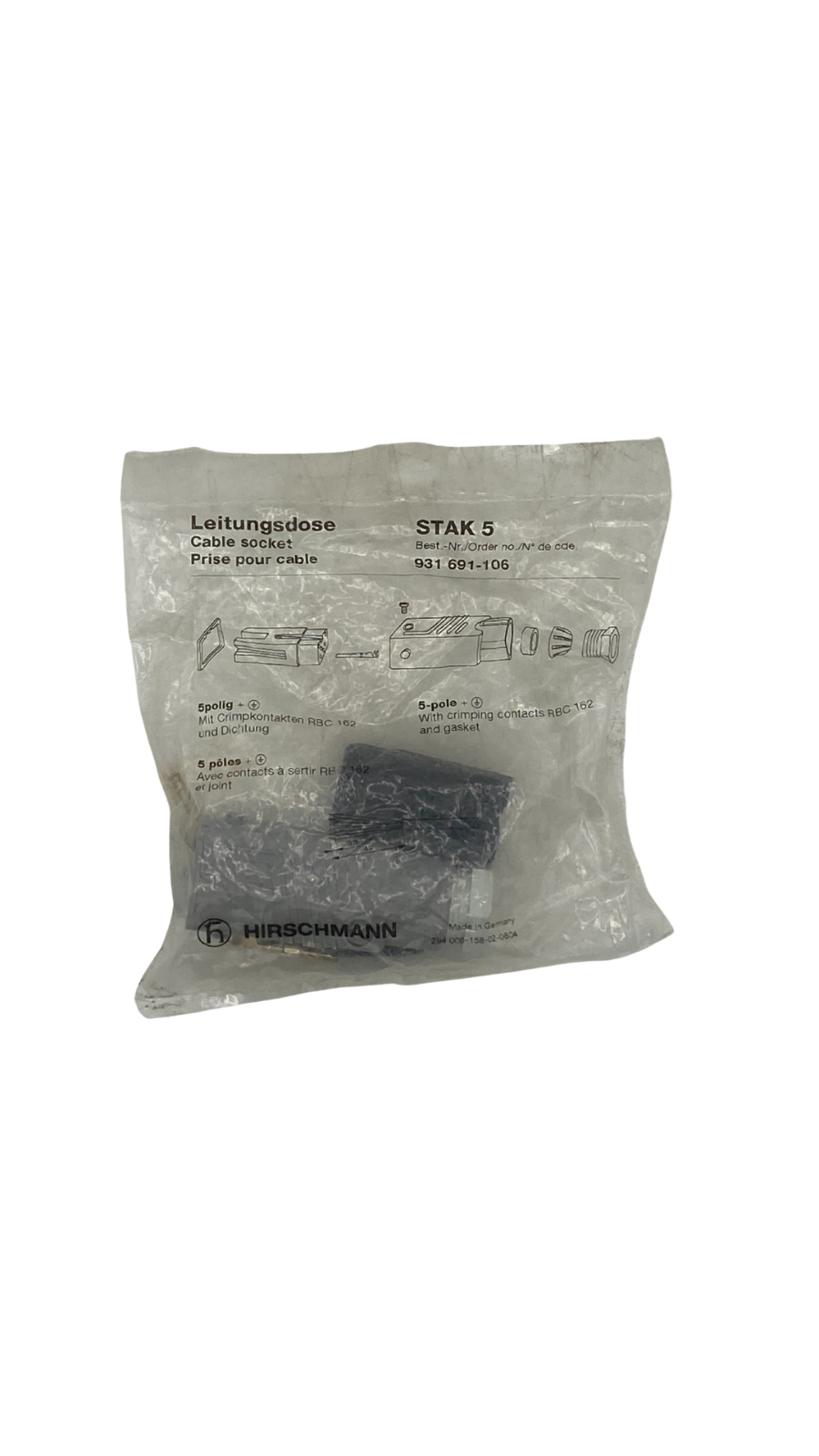 Hirschmann Stak 5 Leitungsdose ||