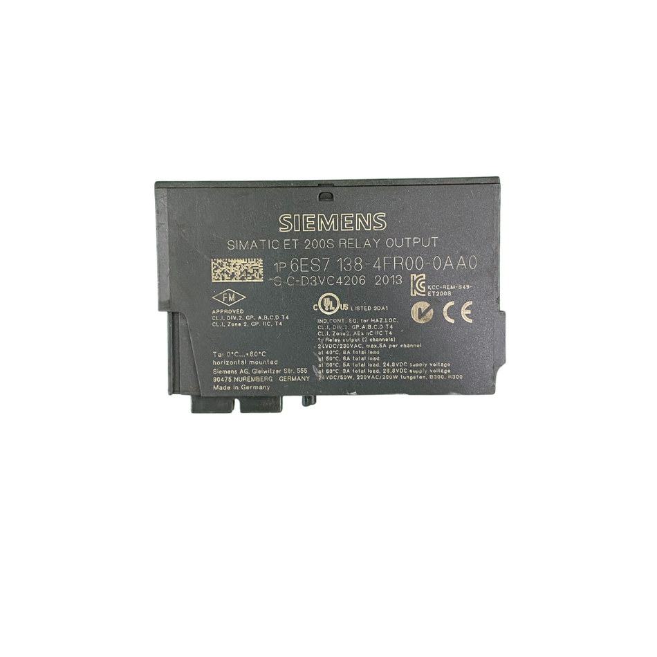 Siemens 6ES7 138-4FR00-0AA0 Relay Output