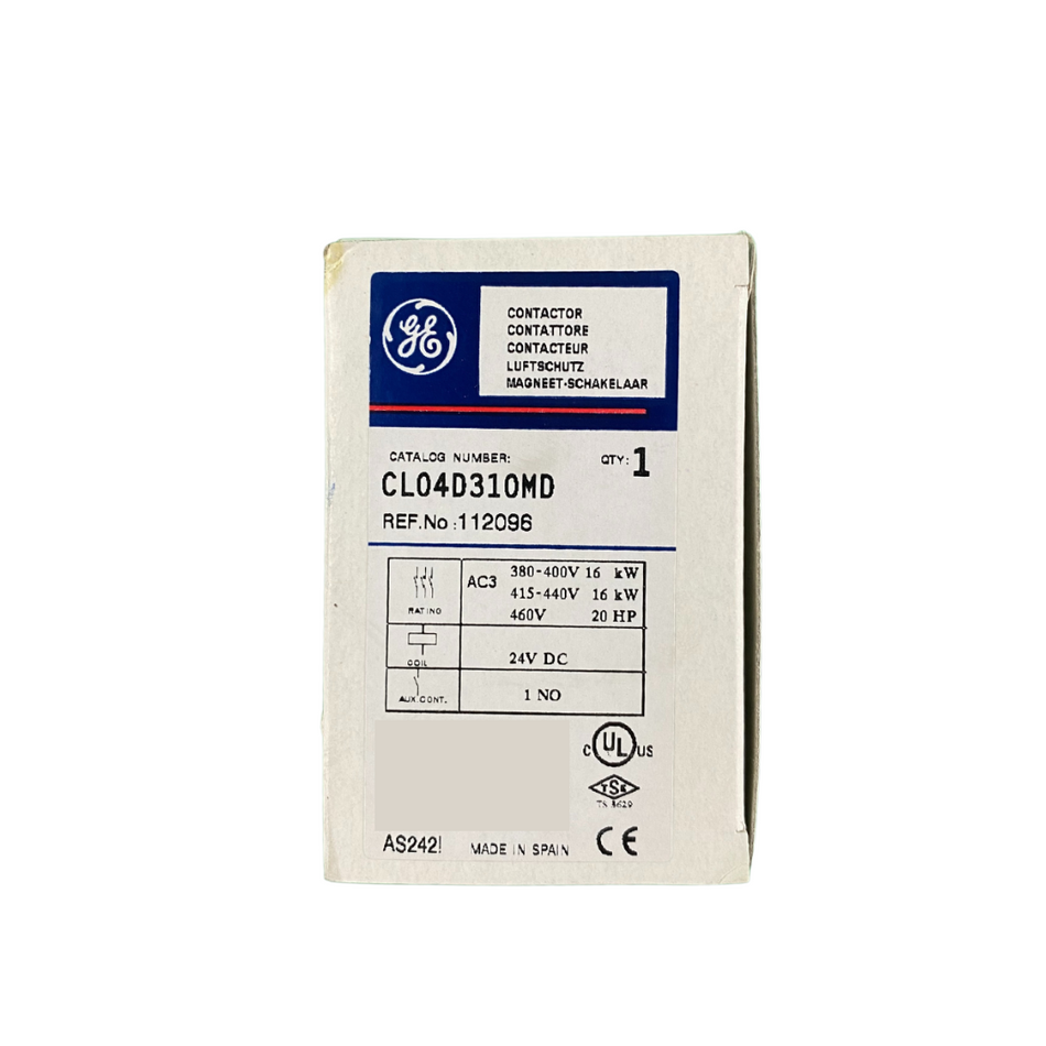General Electric CL04D310MD Hilfsschütz
