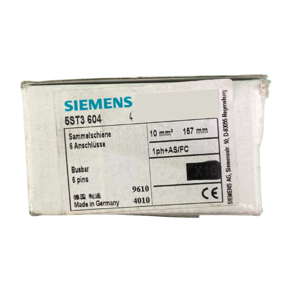 Siemens 5ST3 604 Sammelschiene - 7 Stk.