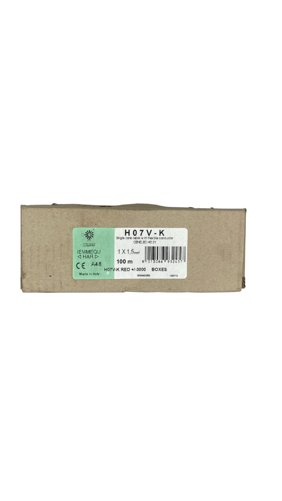 Ecogamma IEMMEQU 100m single core Kabel |