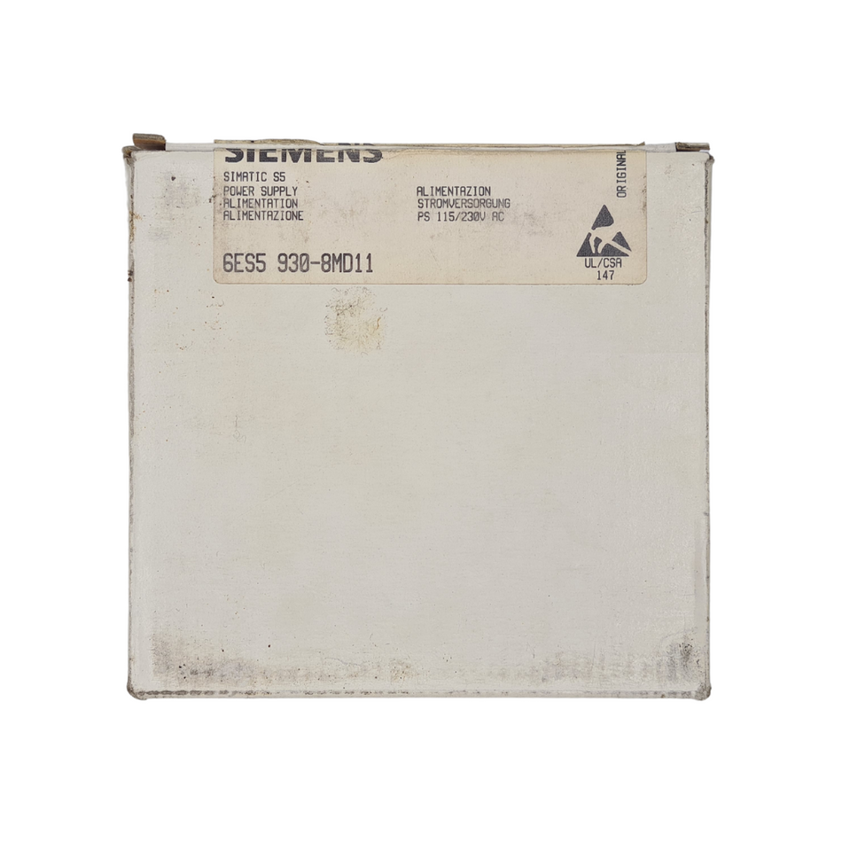 Siemens 6ES5 930 - 8MD11 Power Supply |