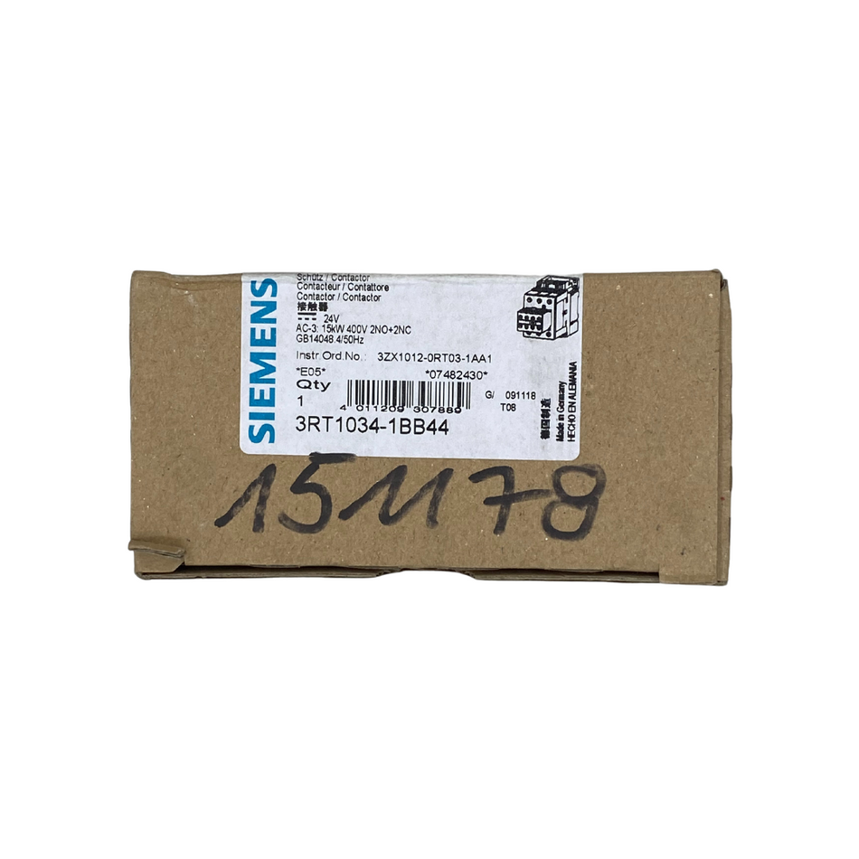 Siemens 3RT1034-1BB44 Schütz  |