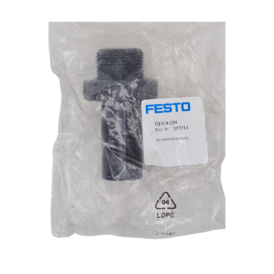 Festo CQ-3/4-22H Steckverschraubung  |