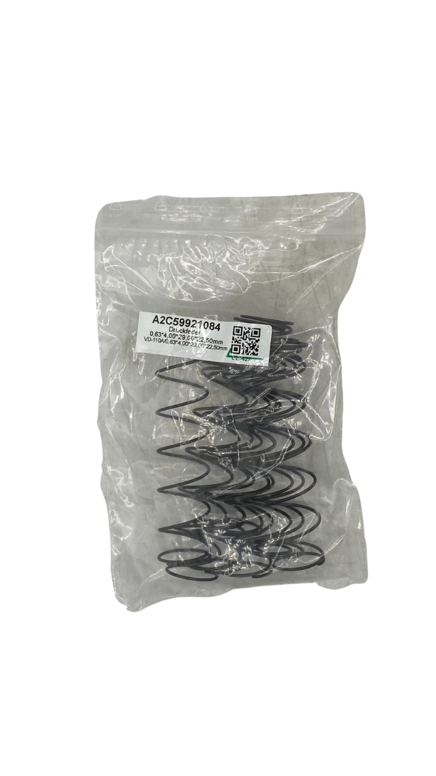 9x Druckfeder 0,63*4*29*22,5mm ||