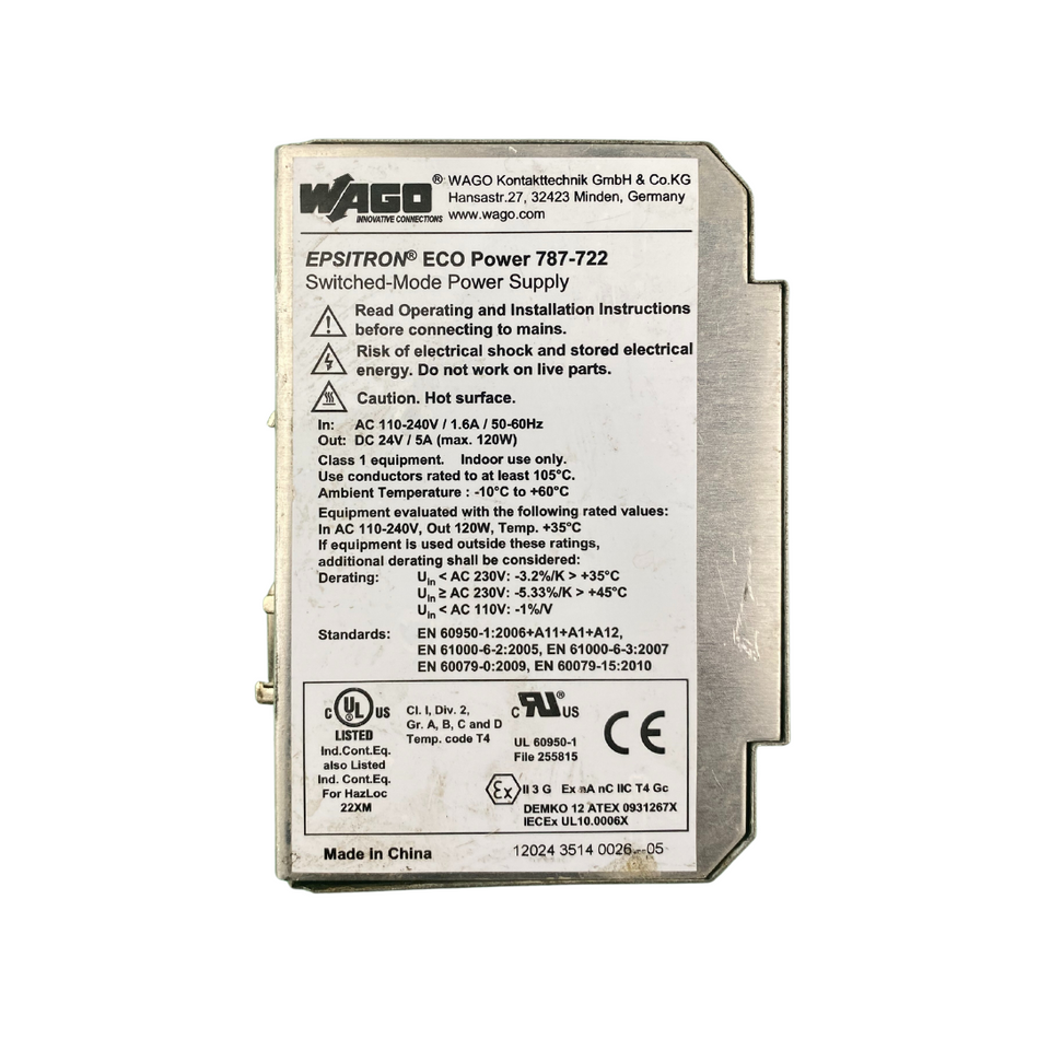 Wago 787-722 Power Supply