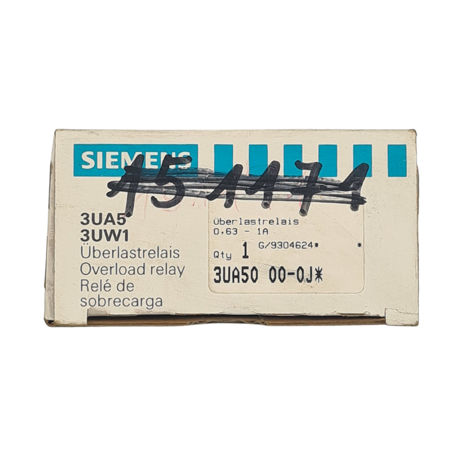 Siemens 3UA50 00-0J*  |
