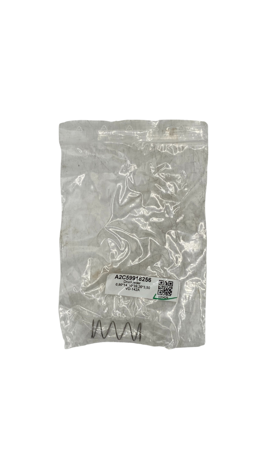 Druckfeder VD-142A 0,9*14,1*39,2*3,5 ||