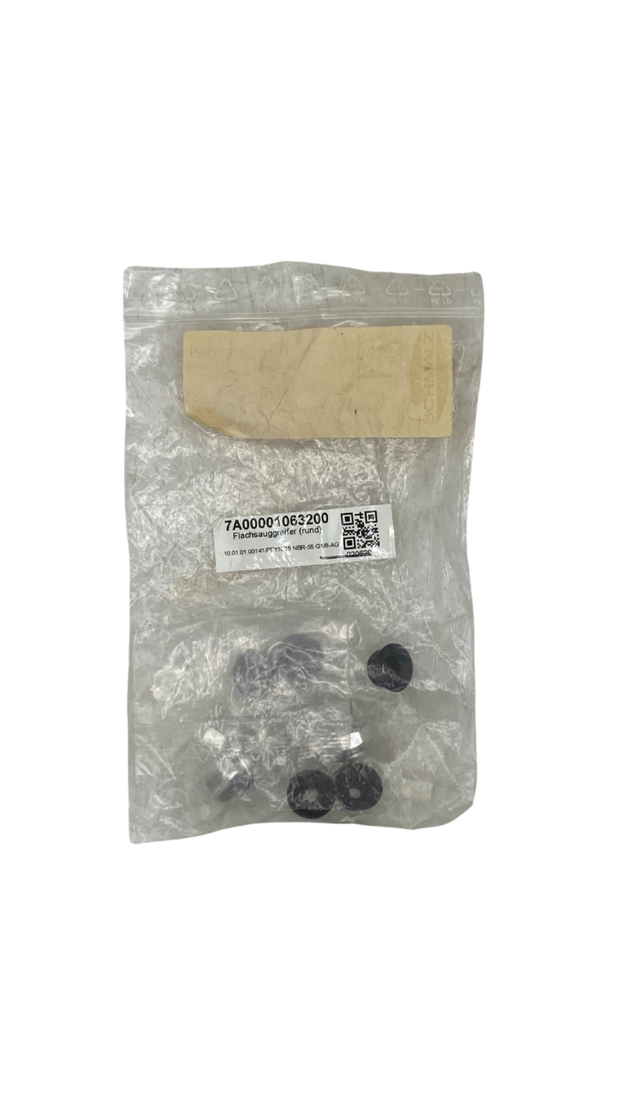 PFYN 15 NBR-55 G1/8-AG Flachsauggreifer (rund) ||
