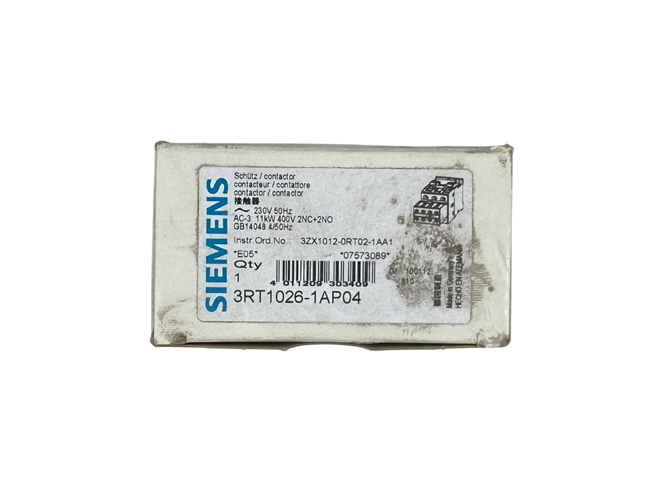 Siemens 3RT1026-1AP04 Schütz  |
