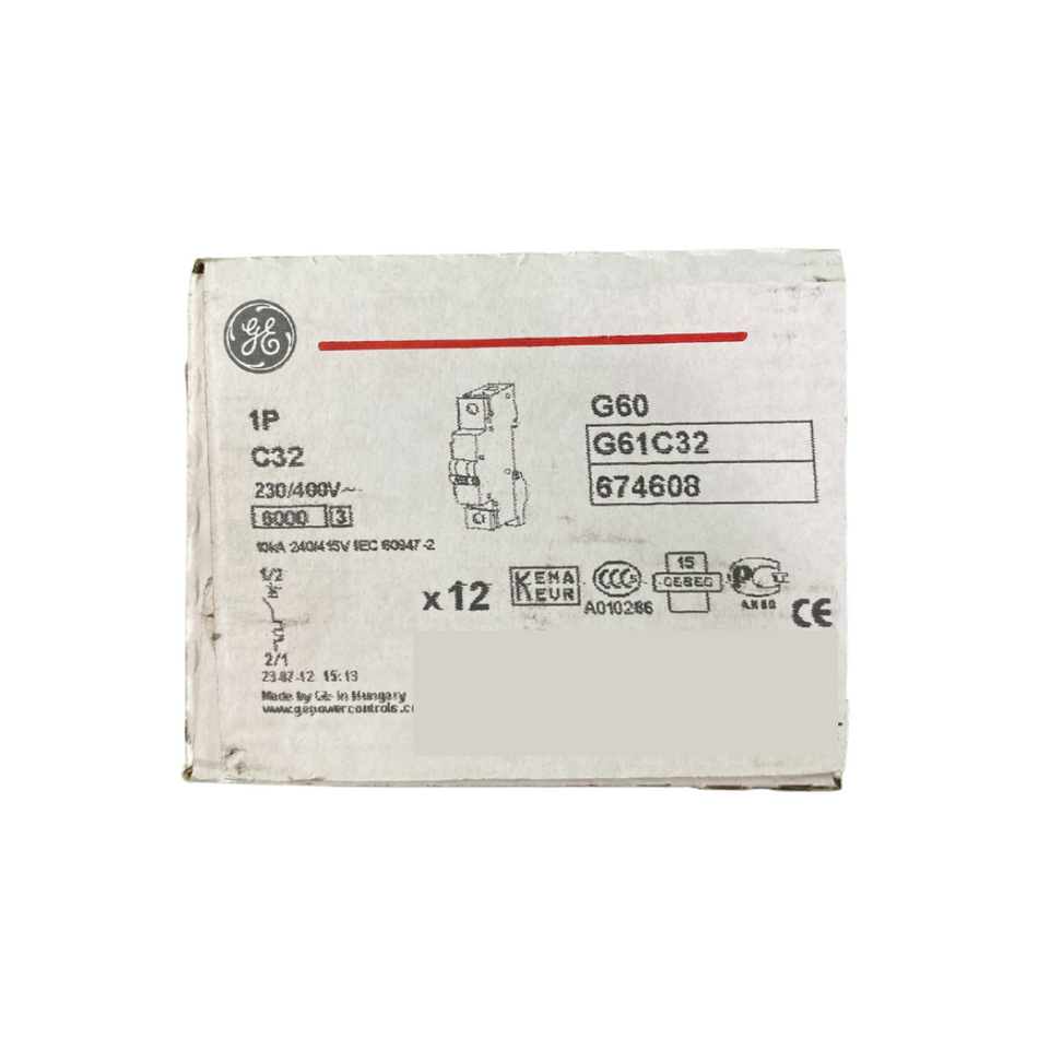 GE Powercontrols G61C32 Leistungsschalter - 12 Stk.